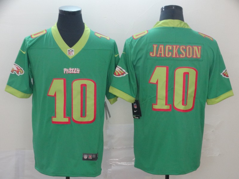 Men's Philadelphia Eagles Desean Jackson #10 Green Jersey City Edition